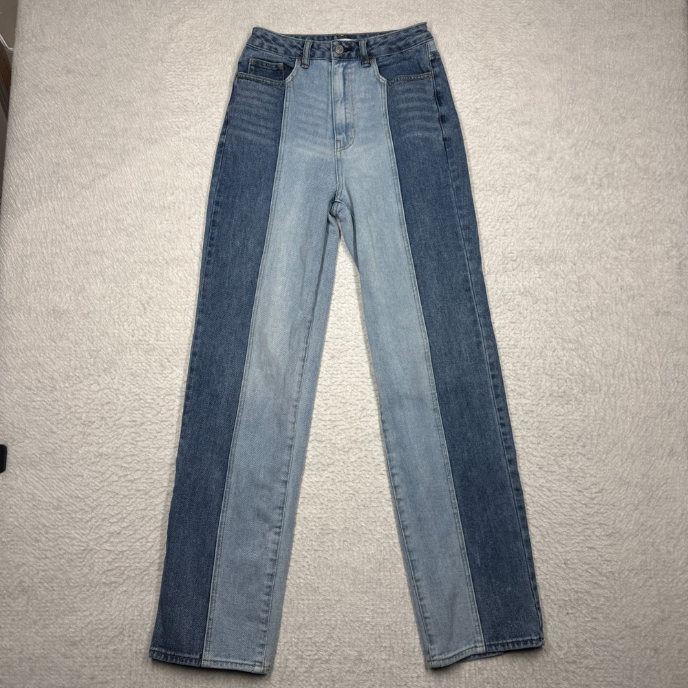 PacSun Eco Two-Tone '90s Boyfriend Jeans Baggy Women's Size 26‎ (26x30.5)